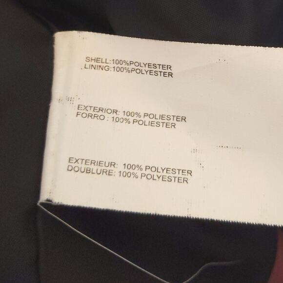 NAUTICA Women's Navy Cream Trench Coat Large Plaid Lining Classic Preppy Style - Picture 6 of 10